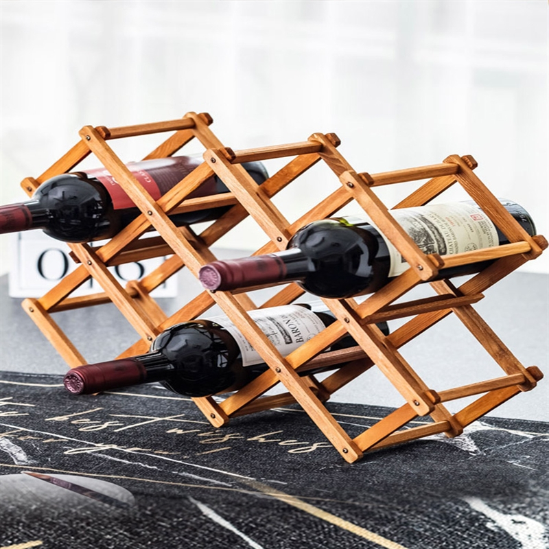 红酒架木红酒瓶摆件迪玛森酒柜装饰品放酒瓶的架红酒架子北欧创意现代