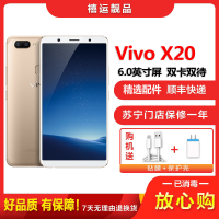 [二手9成新]vivo X20 金色 4GB+64GB 全网通 安卓手机 6英寸屏 双卡双待 电信移动联通手机
