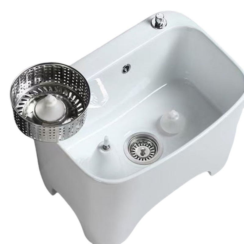 南方卫通 陶瓷盆旋转拖把沥水篮 NF-342 个高清大图