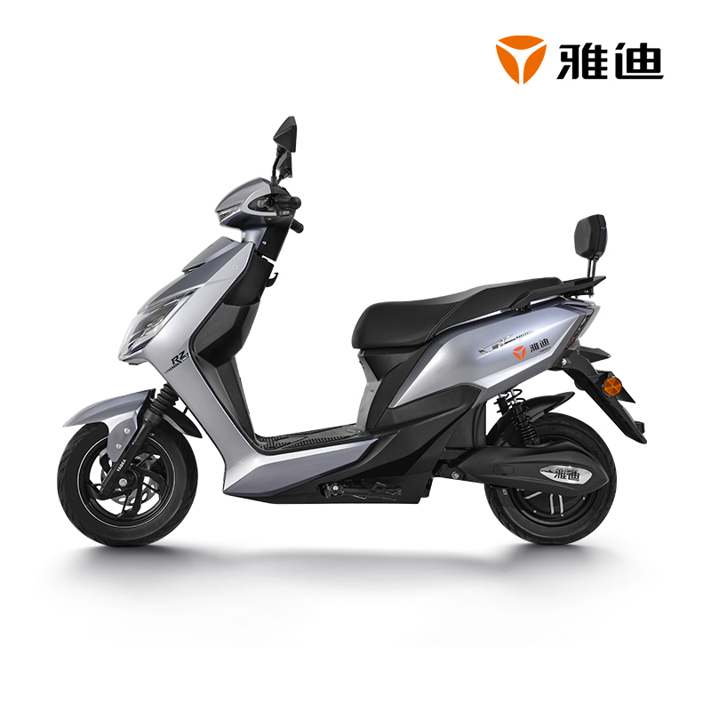 雅迪 锐致60V32A电动车成人电瓶踏板车代步男女 电动轻便摩托车 金属钛灰