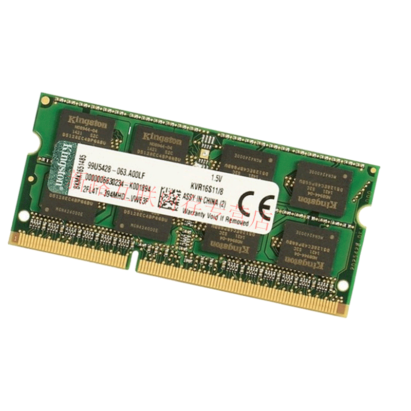 金士顿(Kingston)DDR3 1600 8GB 笔记本内存条 兼容1333高清大图