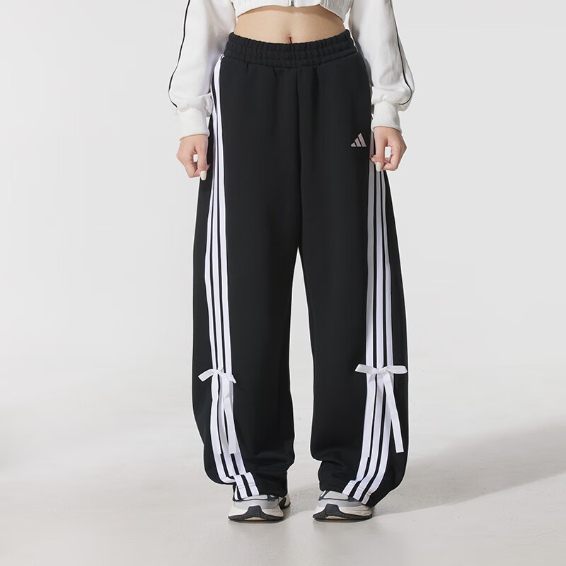 阿迪达斯 （adidas）女裤新款百搭时尚运动休闲针织长裤KG3855 ZP高清大图