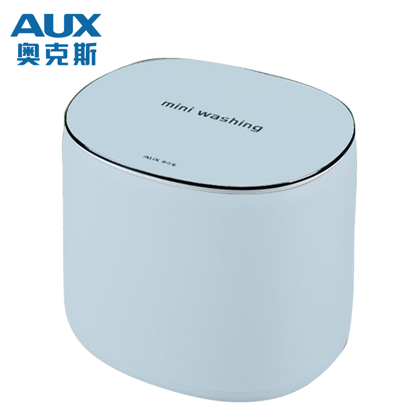 奥克斯(AUX) 高温杀菌洗衣机全自动迷你小型婴儿童宝宝家用内衣裤高温煮洗杀菌 抹茶绿高清大图