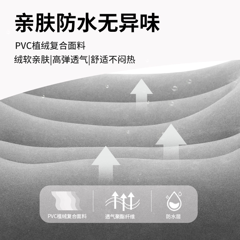 按压充气腰垫便携枕头飞机腰靠腰枕旅行坐火车趴睡午睡护腰枕1085高清大图
