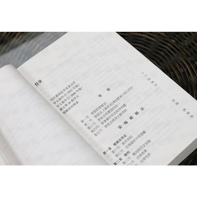 [正版]中法图 德国家庭法 当代德国法学名著丛书 德国家庭规范体系 德国法学理论研究书籍 婚姻法家庭法案 家庭关系法高清大图