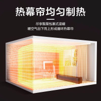 艾美特(Airmate)踢脚线取暖器家用/移动地暖/大面积速热电暖器/电暖气片对热式浴室暖风机家电 WD22-X20