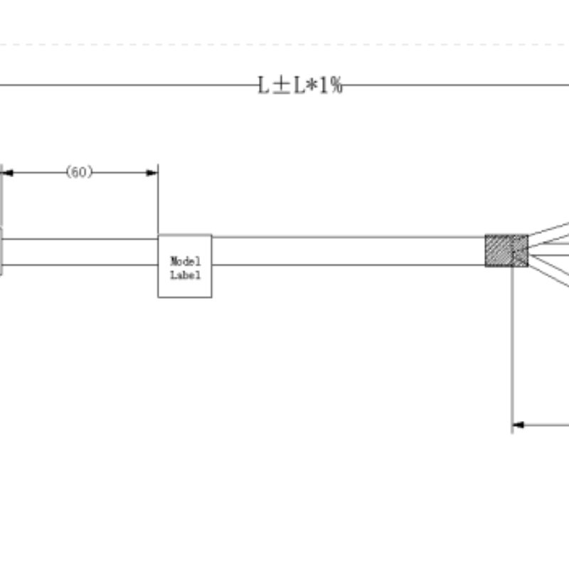 华睿科技 配套SS3000传感器IO电源线黑色10M CABIO-M12A12-XXRJP-10 货期2周高清大图