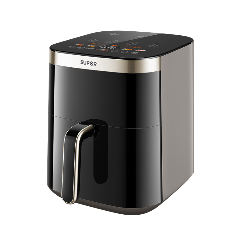 苏泊尔SUPOR 6.3升大容量铝合金不粘涂层空气炸锅KD63Y92触控操作高清大图