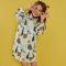 龙之涵(LONGZHIHAN)儿童连衣裙2021春新款女童裙子翻领公主两穿裙