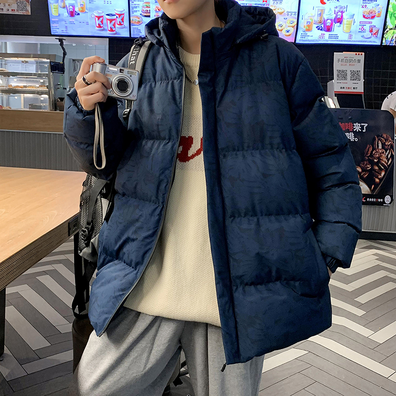 2022秋冬新款男士棉衣男宽松港风潮流棉袄防寒棉服上衣莎丞