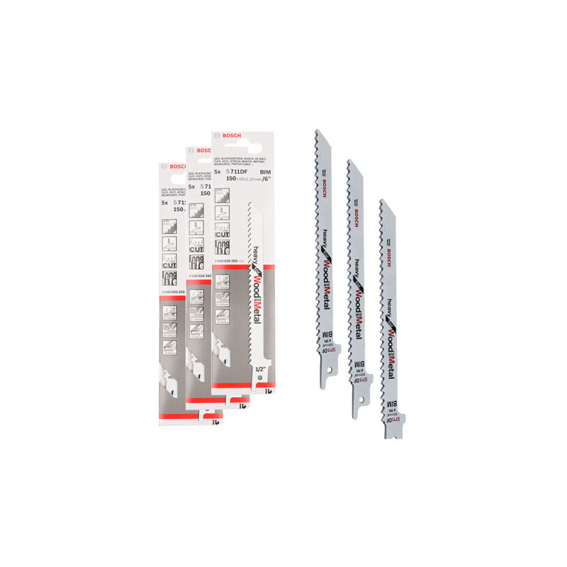 博世(Bosch) 马刀锯锯片S711DF(5支装)