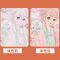 儿童DIY彩妆画涂色画画本填色涂鸦水彩画手工女孩化妆玩具套装 4张画+口红+眼影+化妆工具+睫毛