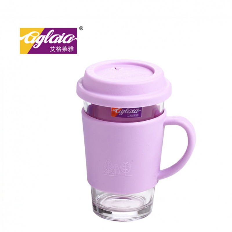 艾格莱雅 A-Y5211/L1 随心杯玻璃杯 380ml 颜色随机（单位：只）