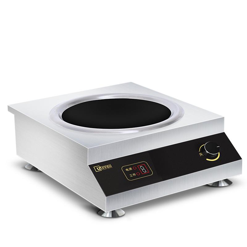 星星优品 5000W 商用电磁炉 凹面炒菜大锅灶 厨房电磁炉 平面汤炉 酒店电炉灶 平面电磁炉 XSC-50A