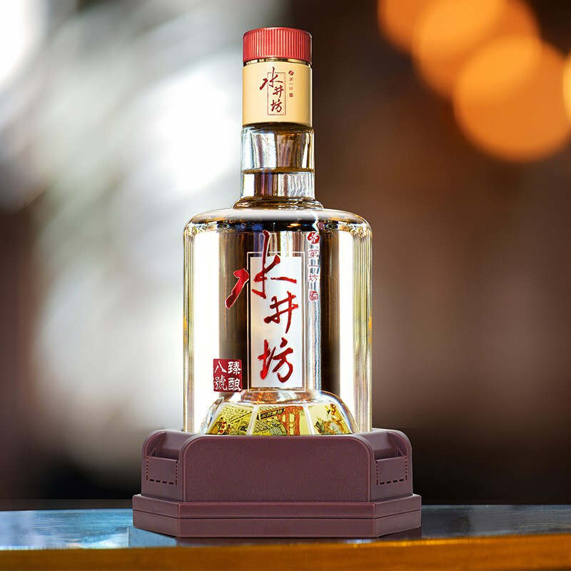 真品保障水井坊臻酿八号52度500ml单瓶装浓香型白酒送礼纯粮食酒