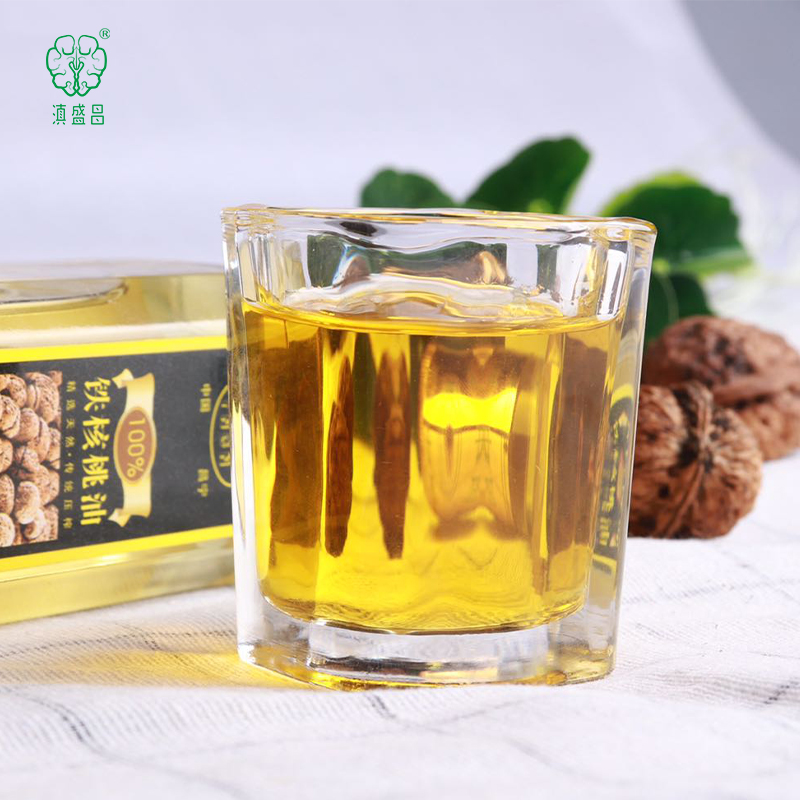 滇盛昌 玻璃瓶核桃油-黑金标500ml/瓶HC高清大图
