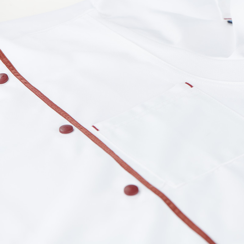 欣德旺短袖厨师服w11/套 白色 w01