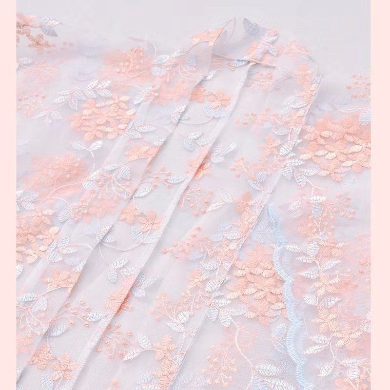 [当天发]春樱汉服女襦裙齐胸齐腰套装超仙学生古装衣服原创 大袖衫 S