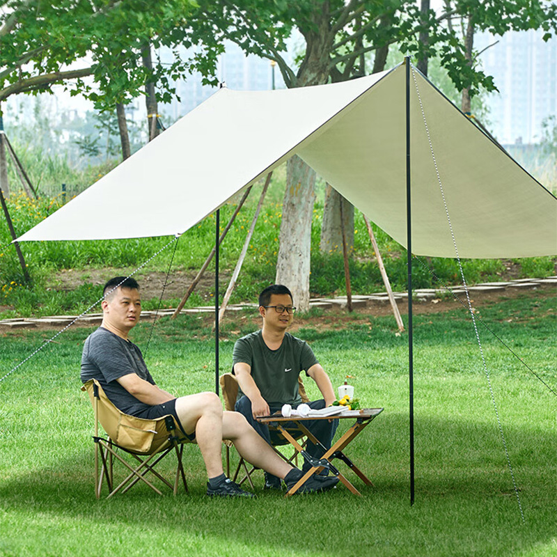 尚烤佳天幕3*3m涂银防晒体积小易携带牛津布材质风絮款LS-681高清大图