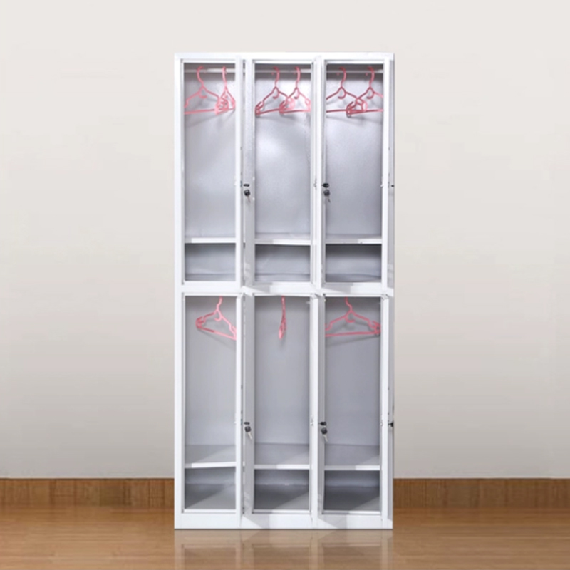 缑氏收纳柜财务档案柜资料柜加厚文件柜办公室带锁铁皮柜六门更衣柜高清大图