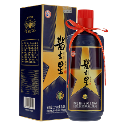 酱吉星 G15 酱香型 白酒 53度 500ml 单瓶装