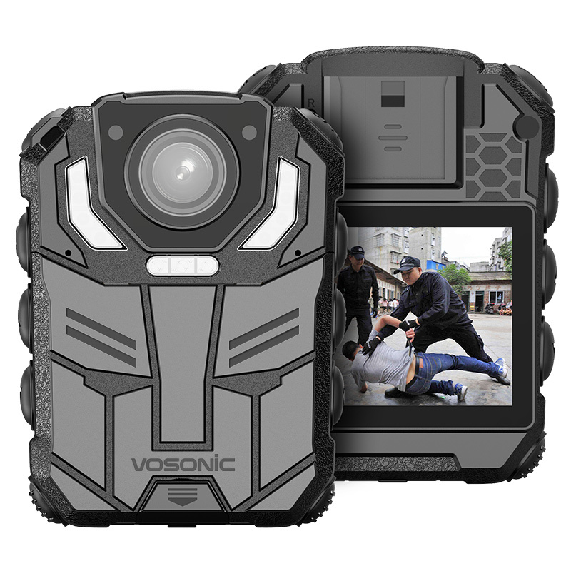 群华(VOSONIC)D6记录仪 便携式专业现场记录仪 107克超轻 1296P红外夜视 内置128G内存高清大图