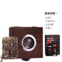 zippo打火机招财貔貅重甲煤油打火机黄铜机身