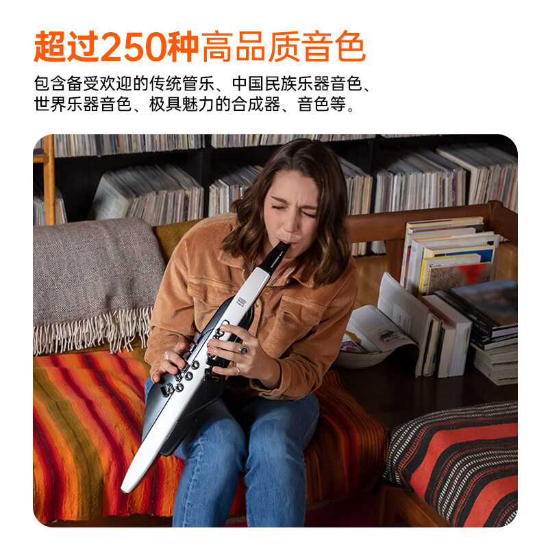 罗兰(Roland)AE20电吹管电子萨克斯吹管成人老年人电子管吹奏乐器