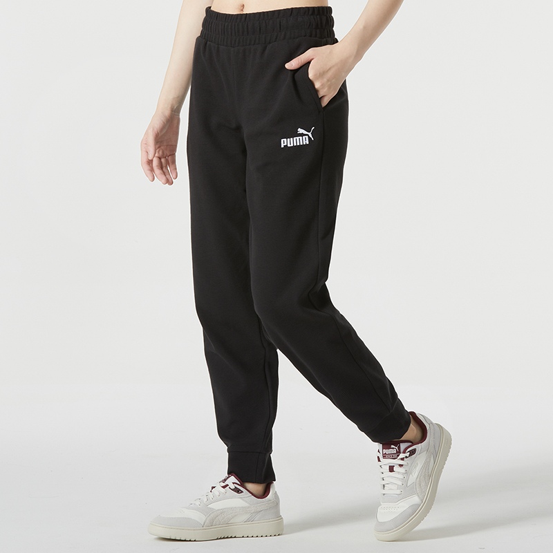 彪马(PUMA)女裤 新款束脚休闲裤户外出行跑步运动裤针织长裤678448-01 ZP高清大图