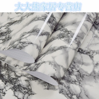 加厚大理石贴纸厨房台面柜子家具翻新贴纸桌面防水墙纸 壁纸自粘