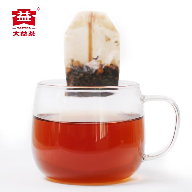 大益茶叶 菊花茶 普洱茶花茶 礼盒 送礼 健康 养生 易存储熟茶袋泡 1.6g*25袋高清大图