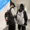 封后双肩包男韩版简约时尚潮流高中大学生书包休闲旅行背包潮牌大容量