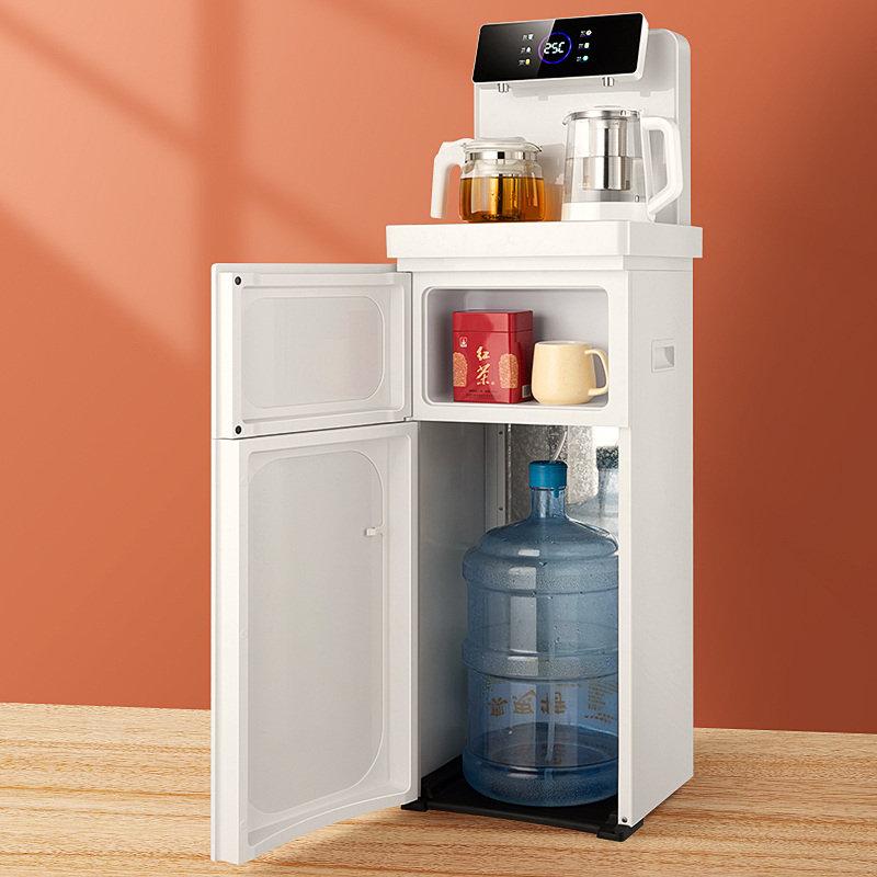 长虹饮水机家用全自动智能语音茶吧机下置水桶办公室2023新款白色