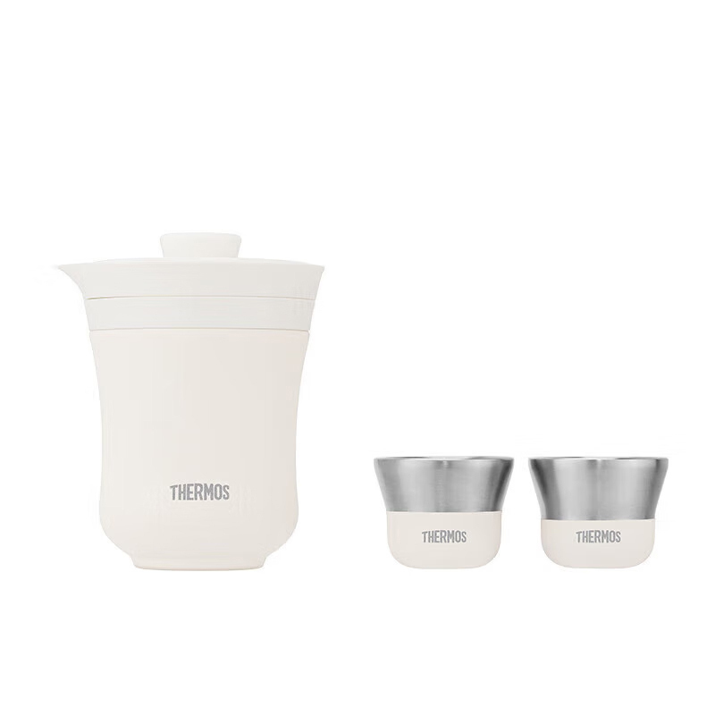 膳魔师保温杯260ml旅行茶壶茶杯套组TCMU-200(随机发货)