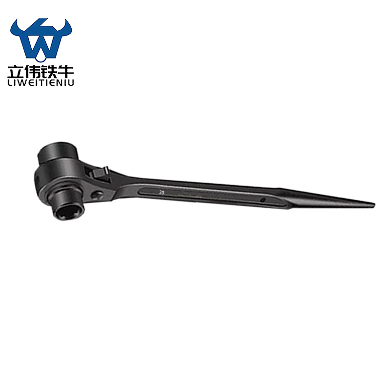 立伟铁牛尖尾棘轮扳手30×32mm/把高清大图