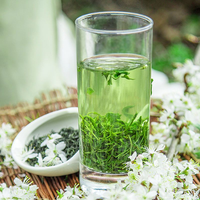 鸣春芽恩施硒茶绿茶100克袋装