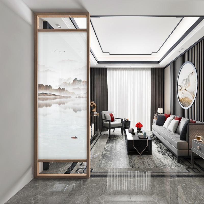 BONJEAN简约玄关屏风隔断时尚现代客厅书房卧室屏障 可定制座屏高清大图