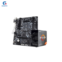 技嘉B450M-S2H主板+AMD 3100处理器