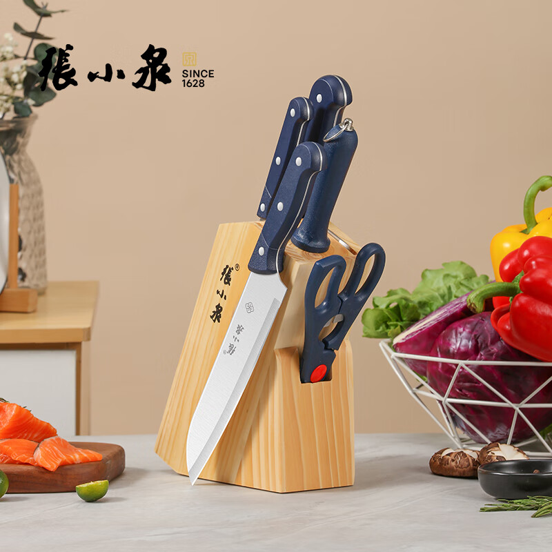 张小泉 锋木系列套装刀具 六件套 D40610100高清大图