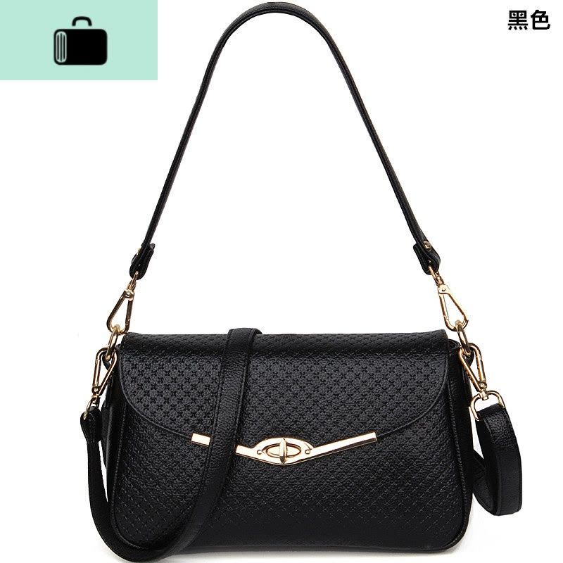 2020新款时尚压花女包中年女士妈妈单肩包纽扣小包包斜挎包小方包NEW LAKE女士单肩包图片