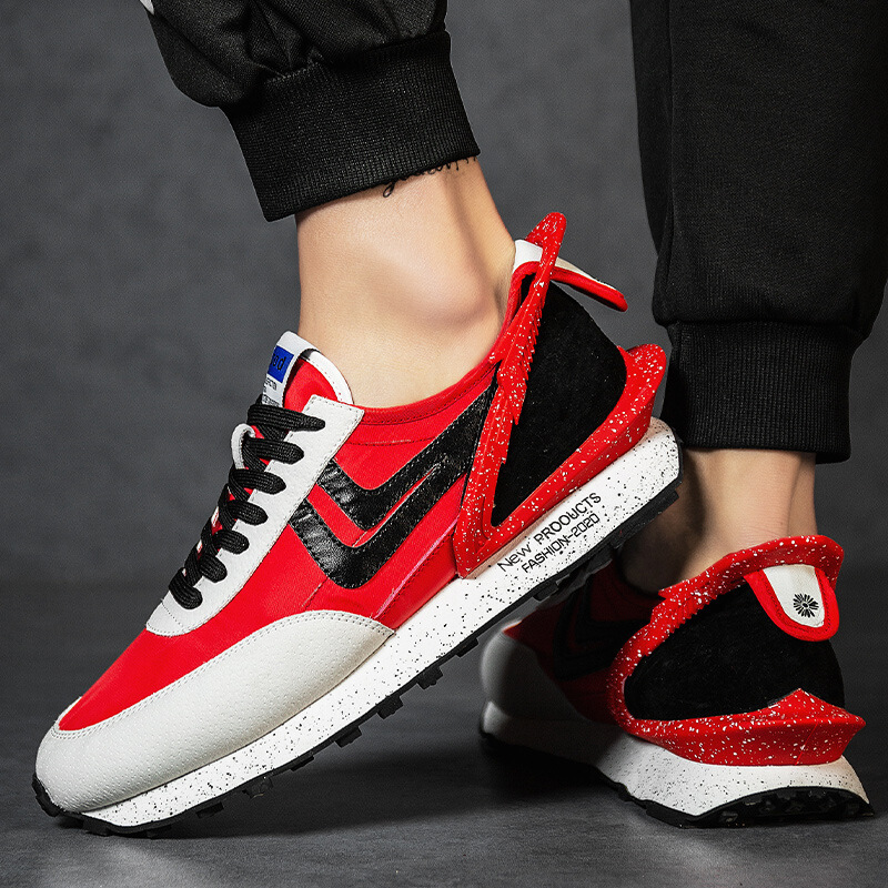梵克公牛网红小白鞋休闲鞋男低帮鞋 2021男鞋潮鞋夏季新款百搭韩版潮