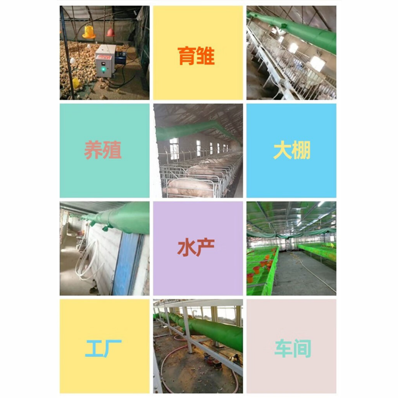 维央工业电取暖器暖风机10kw380v每台配30米的风带+漏电保护器高清大图