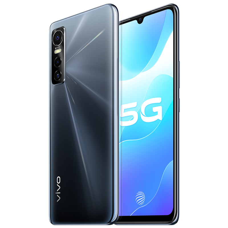 vivo S7e活力版 5G新品手机 8GB+128GB 黑镜 7.73mm旗舰级轻薄机身 6400W超清后置三摄 3200W高清前置超级夜景自拍 33W闪充强续航 双模5G手机