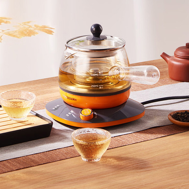 欧美特煮茶器0.5L侧把壶自动保温煮茶壶OMT-PC0502A高清大图
