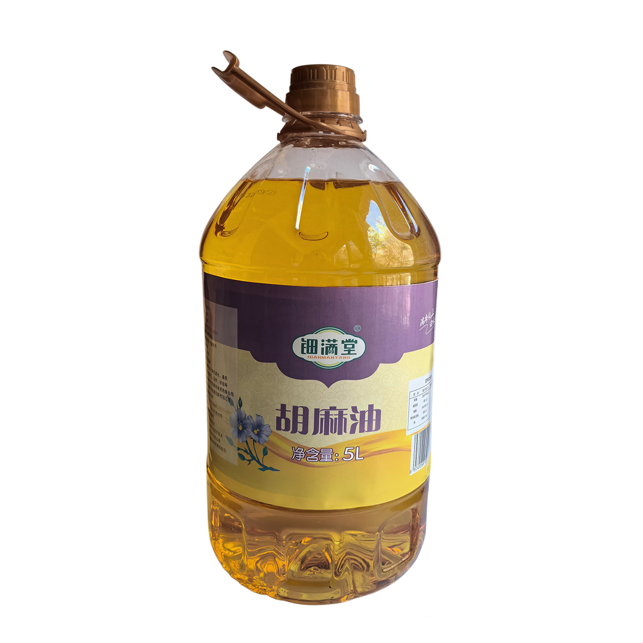 钿满堂胡麻油5升/桶