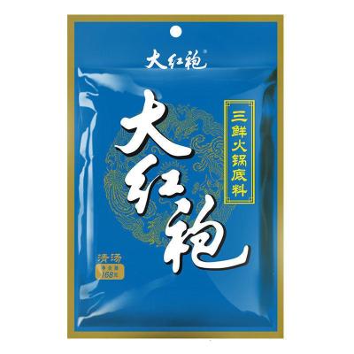 苏宁宜品×大红袍 三鲜火锅底料168g/袋 口味可选 四川特产家火锅底料骨汤麻辣烫料 海鲜味 168g*3