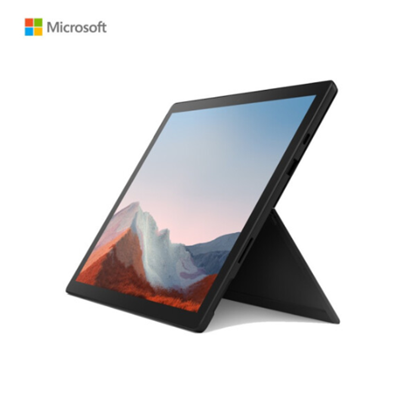 微软Surface Pro7+ 12.3英寸二合一平板笔记本电脑(i7 16G 512G 亮铂金 键盘盖 笔)