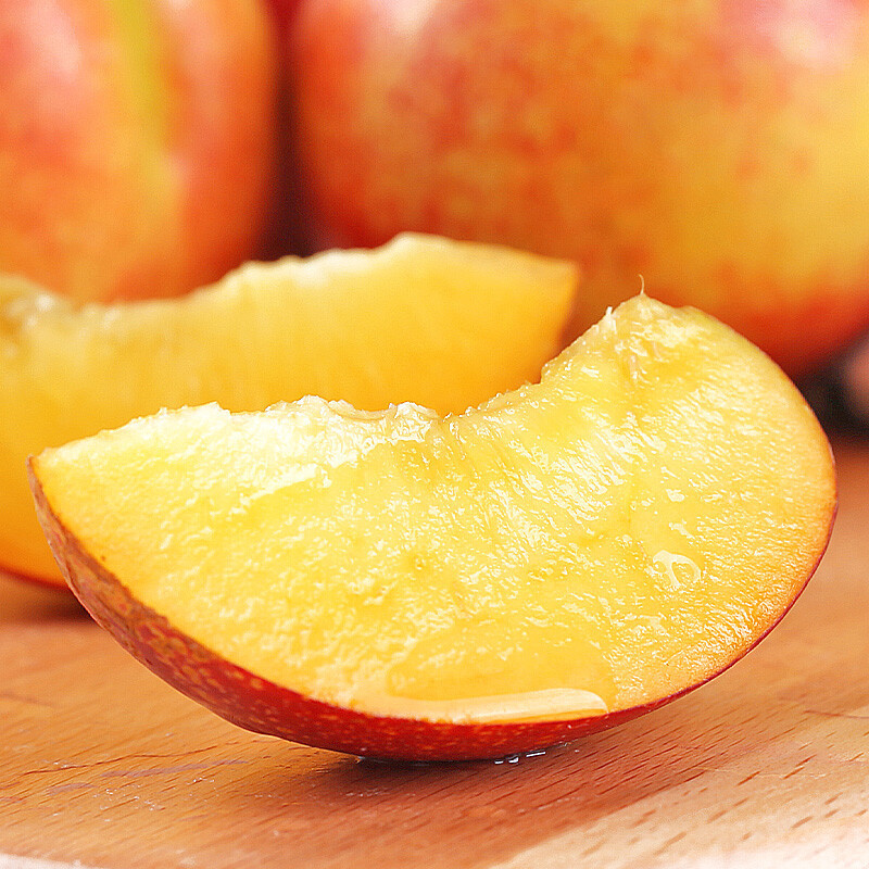 鲜木山东黄心油桃当季大桃子2345斤装时令新鲜水果红皮黄肉大油桃产地