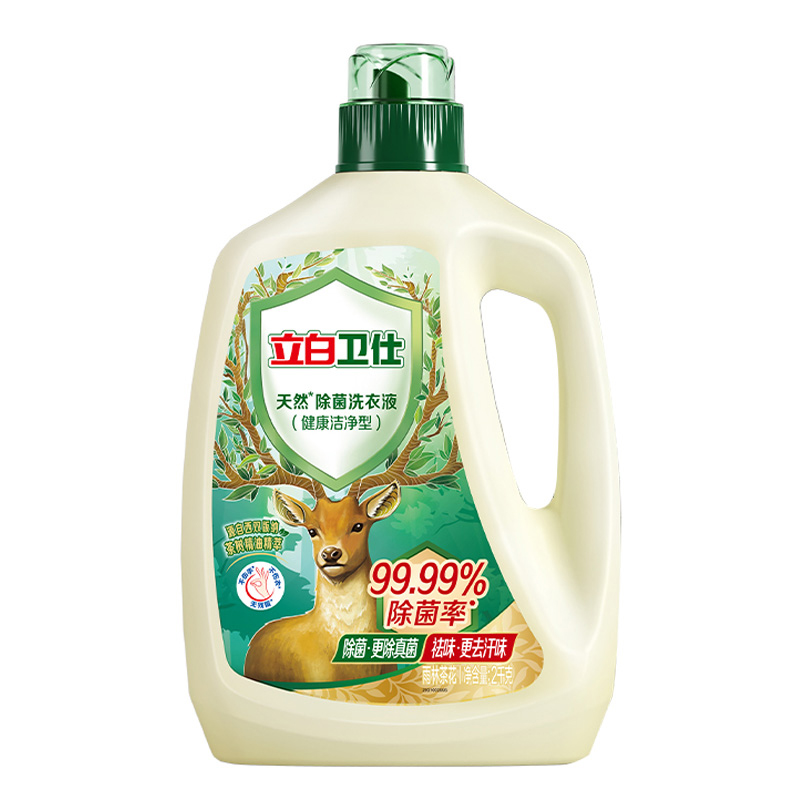 立白洗衣液套装3kg除菌除螨持久留香深层洁净ws3kg-tz高清大图