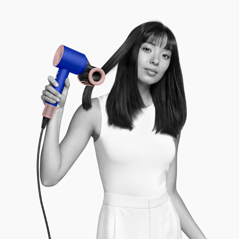 戴森(Dyson) 新一代吹风机 Dyson Supersonic 电吹风负离子 进口 家用 HD15 雾粉星云蓝